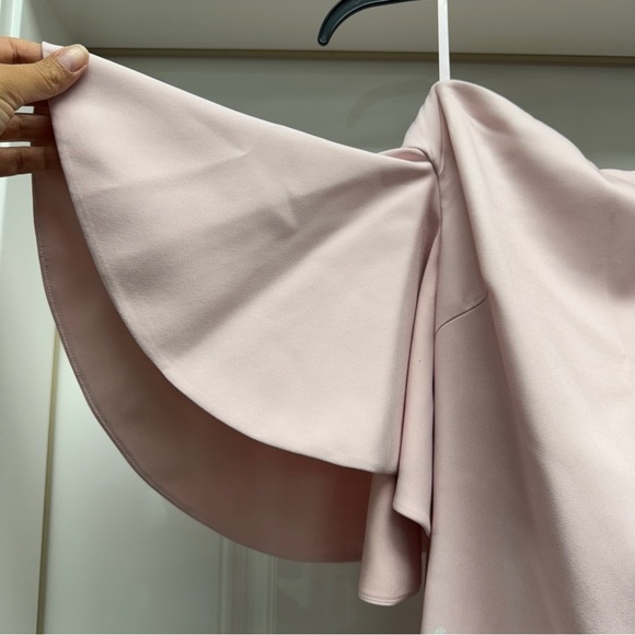 TED BAKER CALINDA SOFT BLOSSOM BARDOT DRESS PINK - Picture 13 of 14